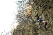 01 Passaggio attrezzato sul Sentiero delle Foppe